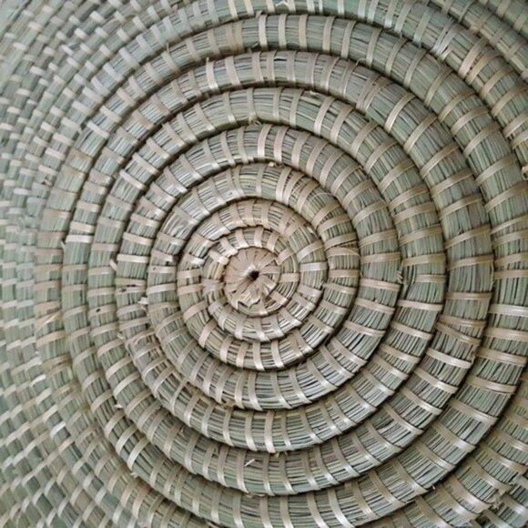 Bohemian Minimalist Wicker Large Basket Wall Decor - Picture 7 of 9
